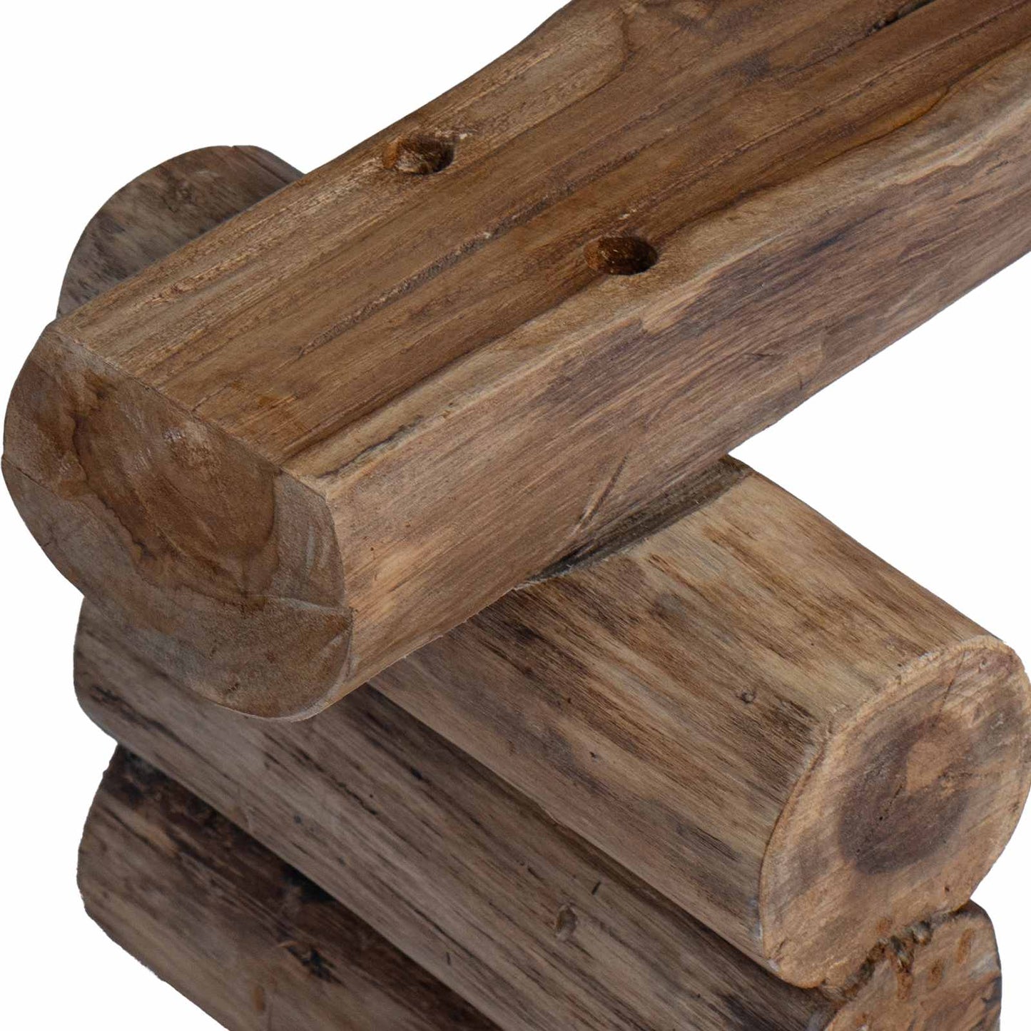 pad Természetes 110 x 30 x 34 cm Tömör Teakfa