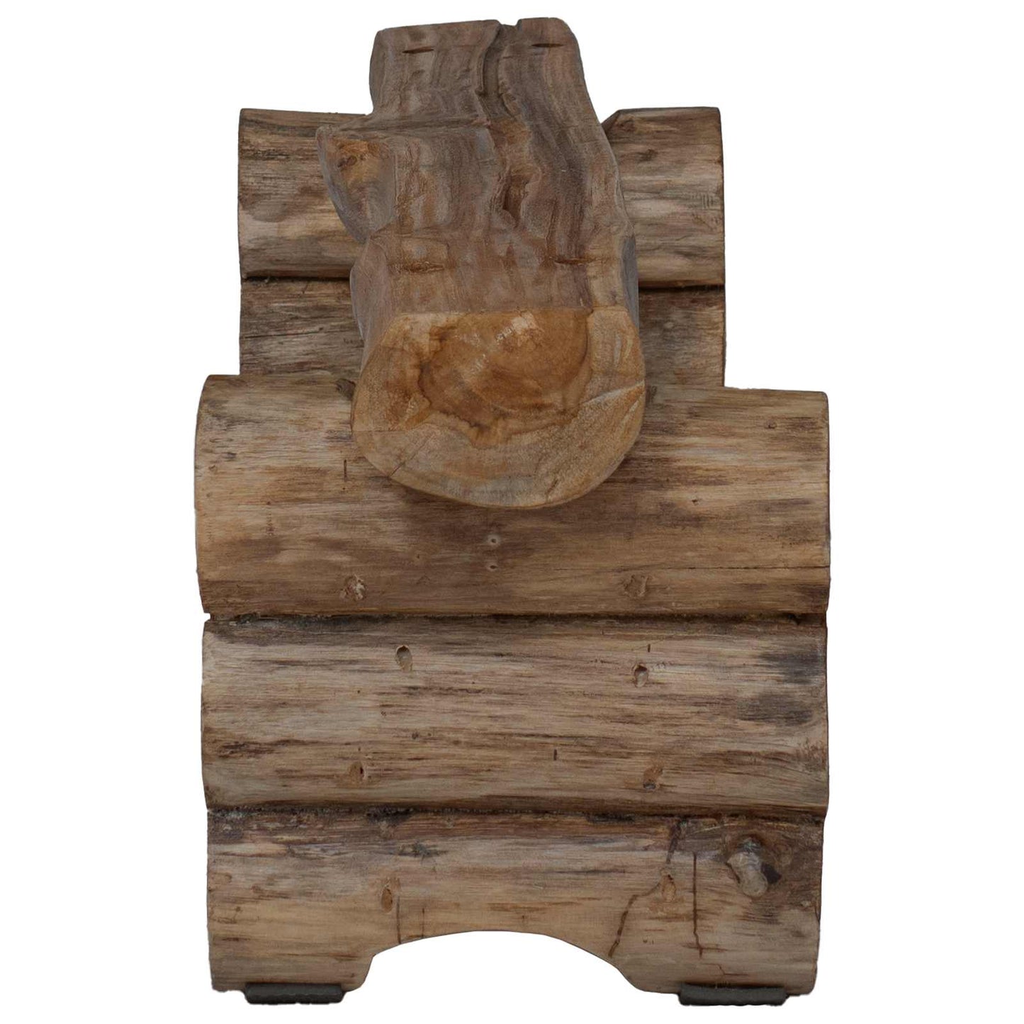pad Természetes 110 x 30 x 34 cm Tömör Teakfa