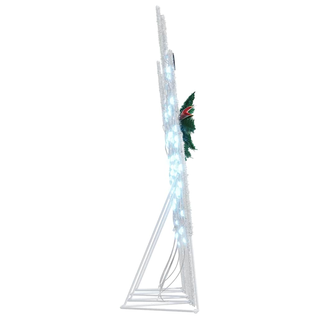 LED Rénszarvasok 4 pcs Fehér szövet