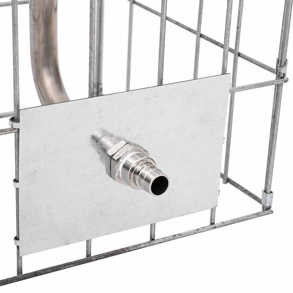 Gabion Csap Ezüst 26 x 25 x 50 cm Rozsdamentes acél