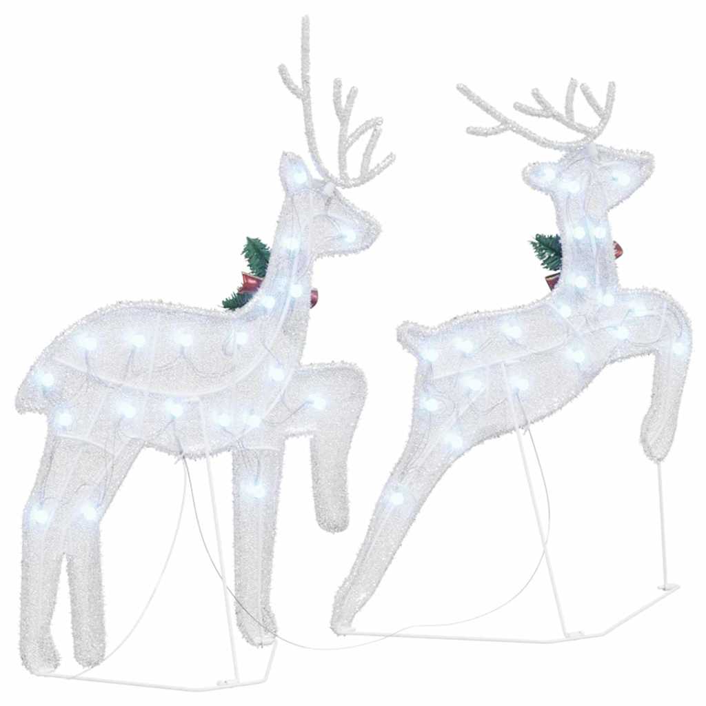LED Rénszarvasok 2 pcs Hideg Fehér szövet