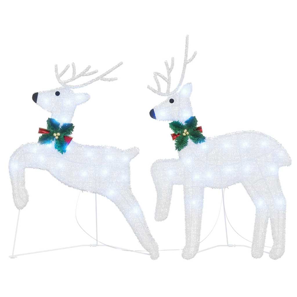 LED Rénszarvasok 2 pcs Hideg Fehér szövet