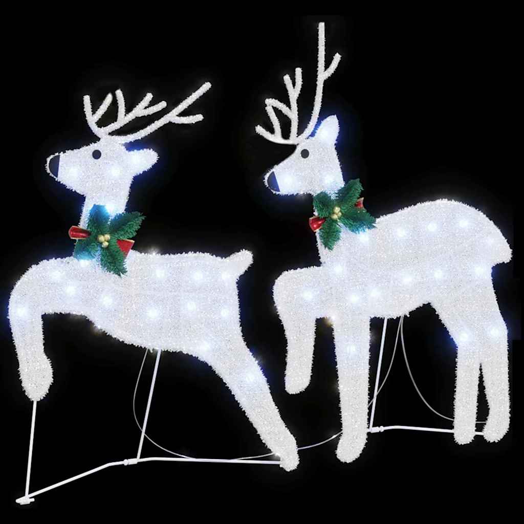 LED Rénszarvasok 2 pcs Hideg Fehér szövet