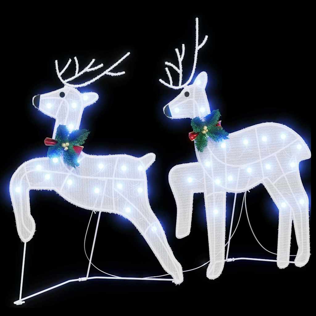 LED Rénszarvasok 2 pcs Hideg Fehér szövet