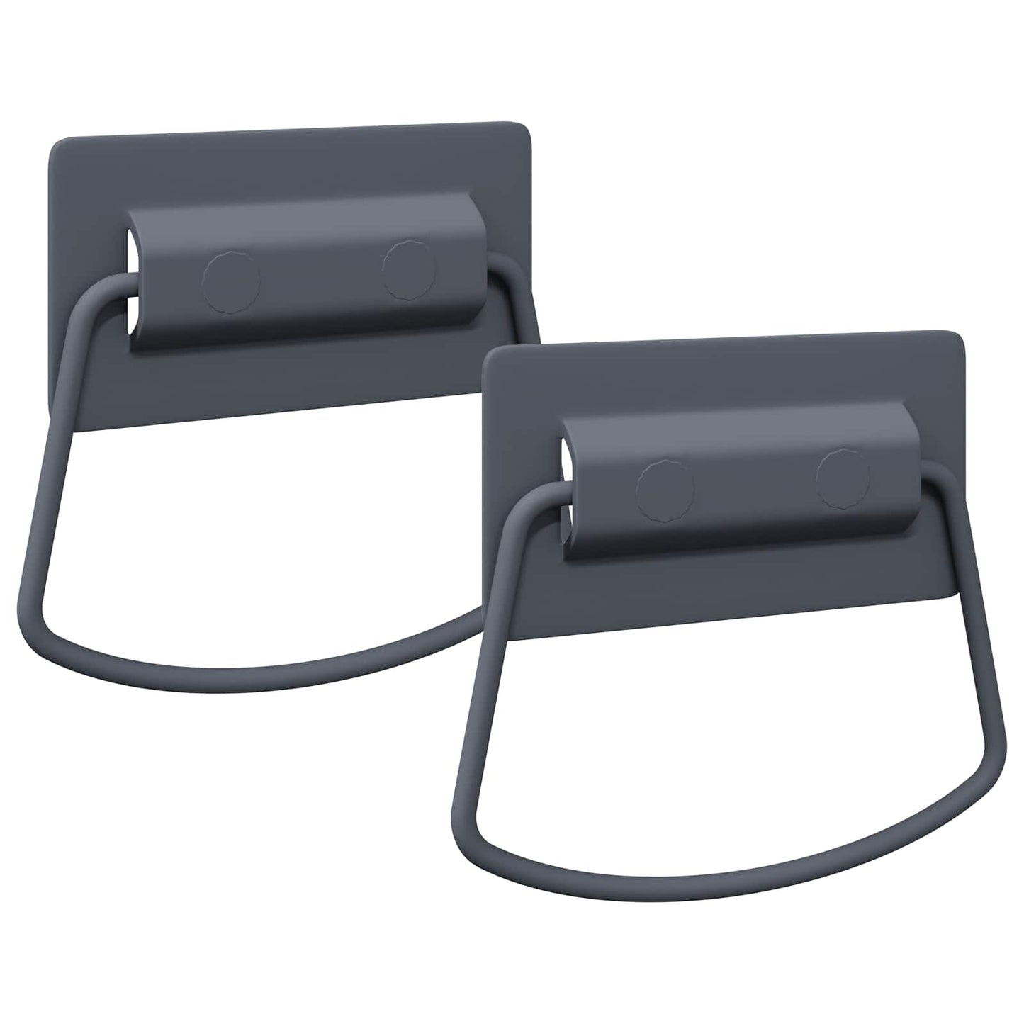 Szekrény Fogantyúk 2 pcs Antracit 85 x 45 mm Fém
