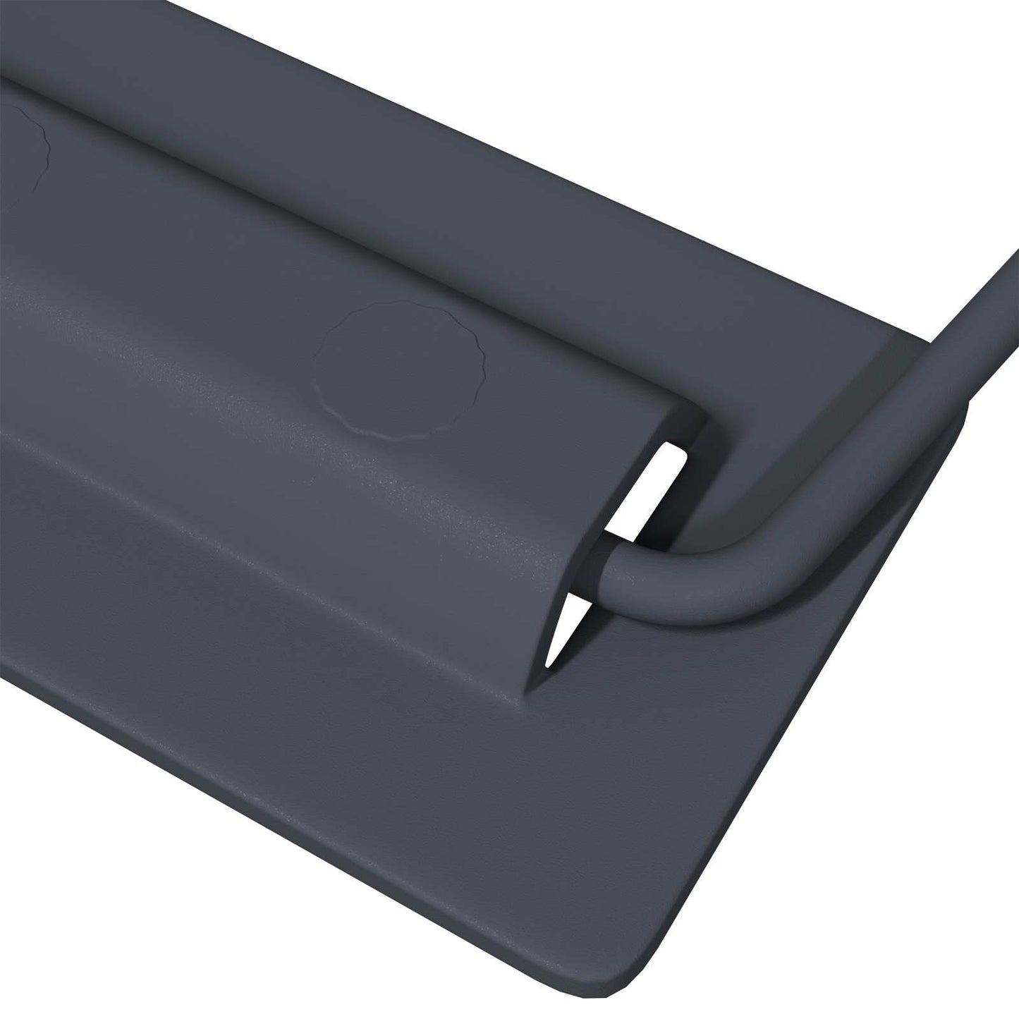 Szekrény Fogantyúk 12 pcs Antracit 85 x 45 mm Fém