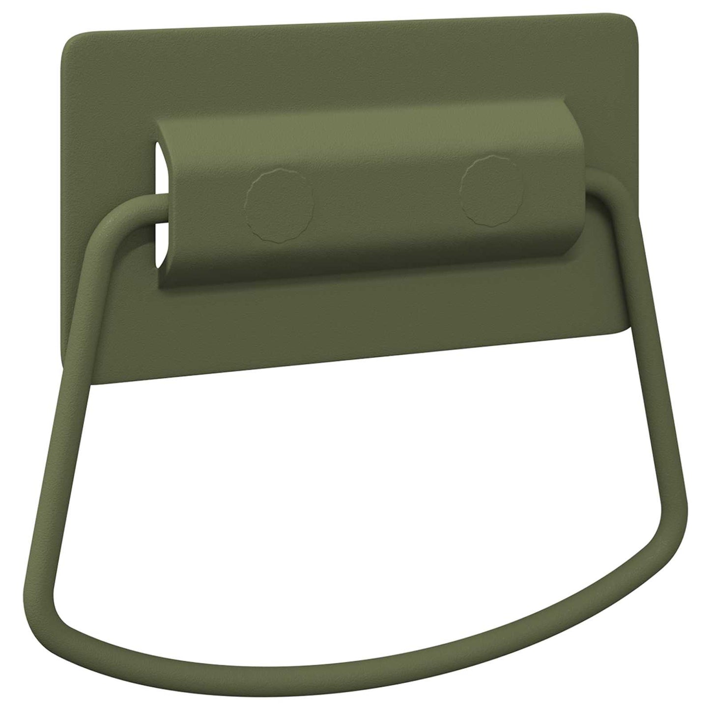 Szekrény Fogantyúk 12 pcs Olajzöld 85 x 45 mm Fém