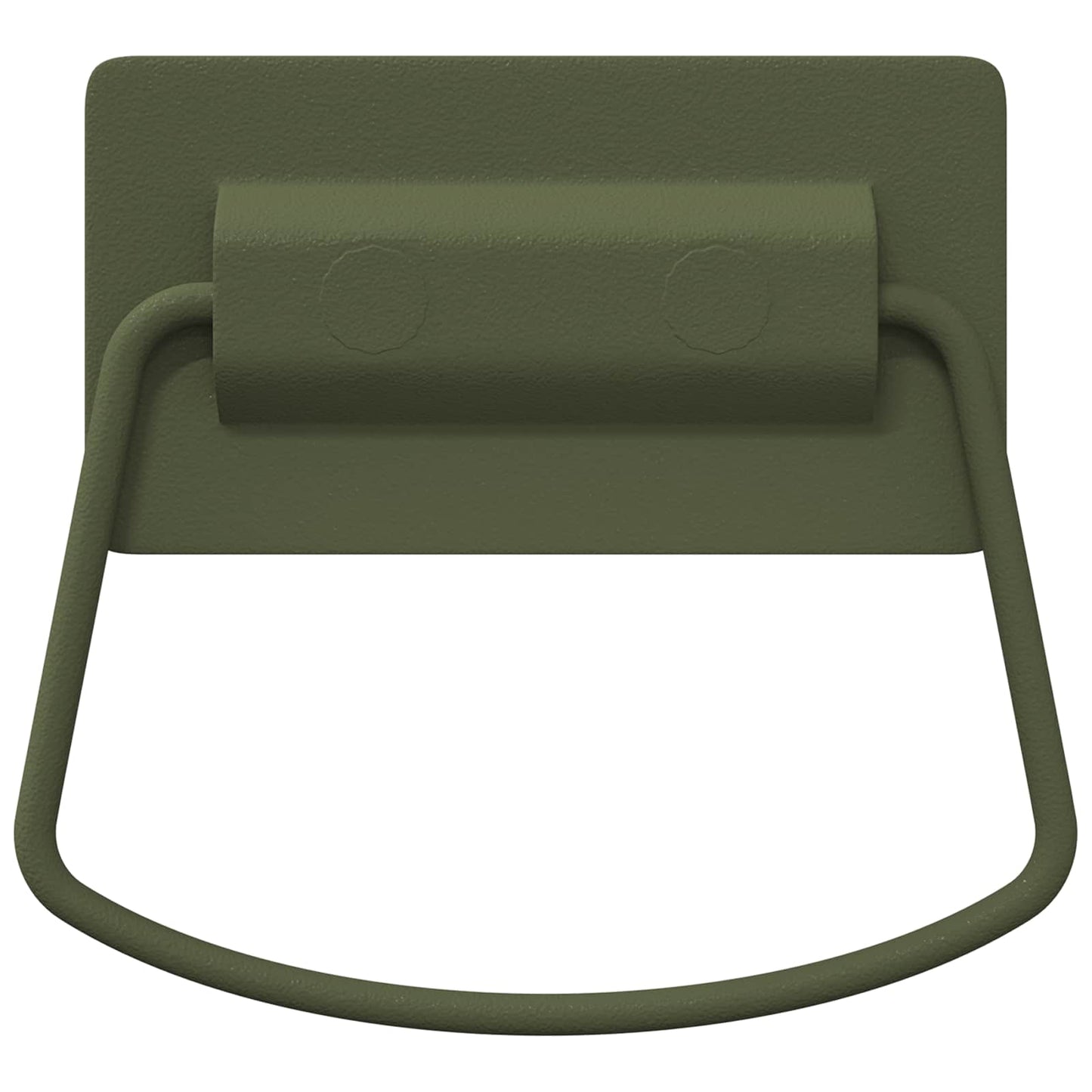 Szekrény Fogantyúk 12 pcs Olajzöld 85 x 45 mm Fém