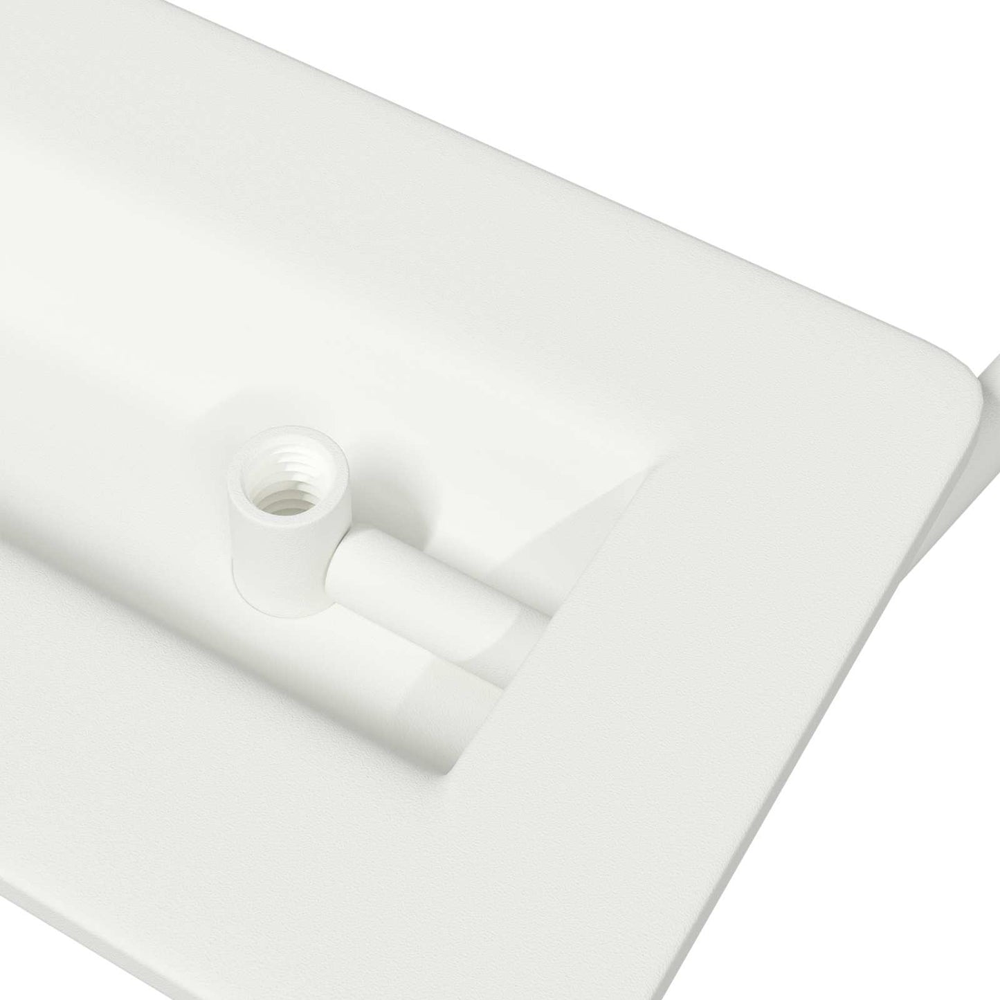 Szekrény Fogantyúk 2 pcs Fehér 85 x 45 mm Fém