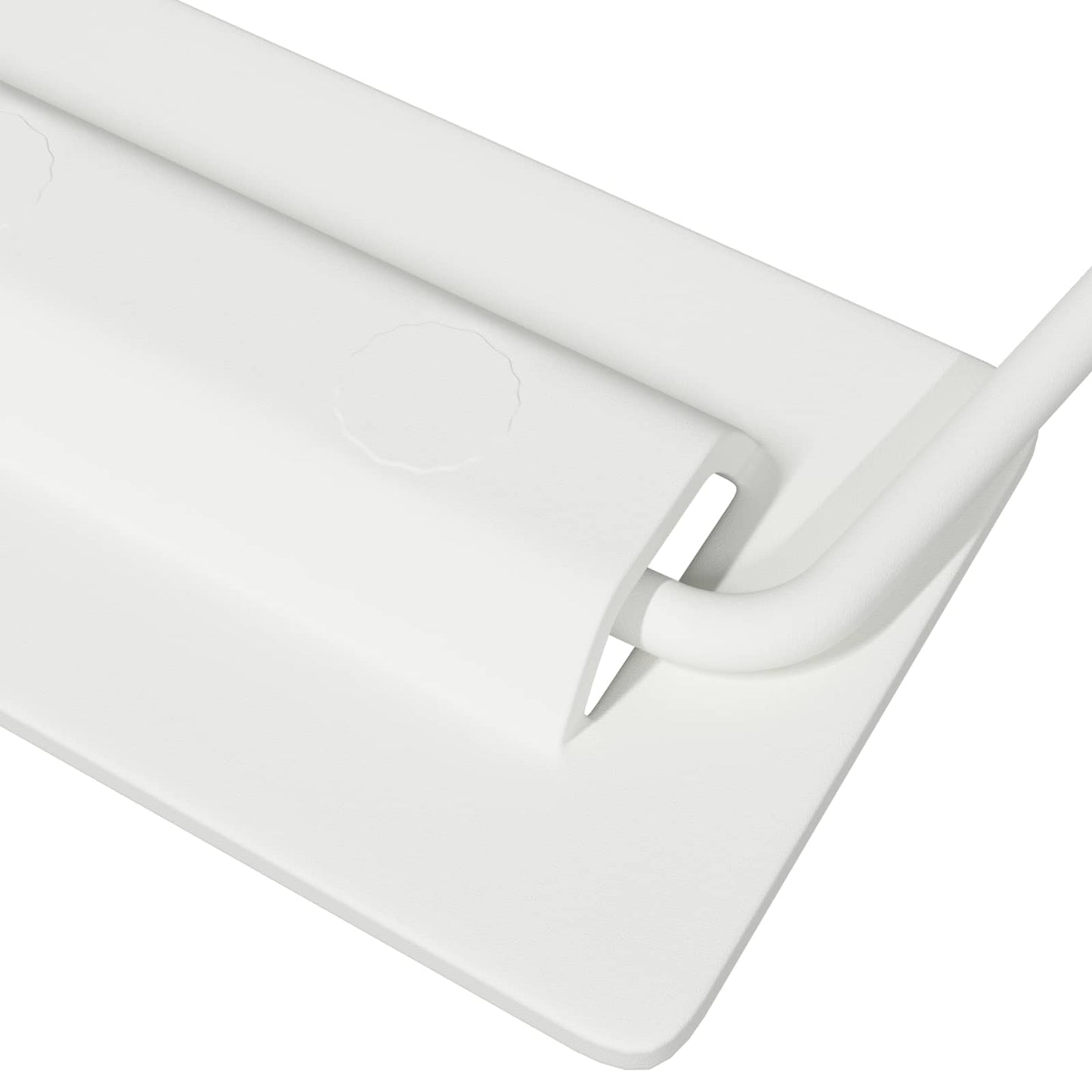 Szekrény Fogantyúk 2 pcs Fehér 85 x 45 mm Fém