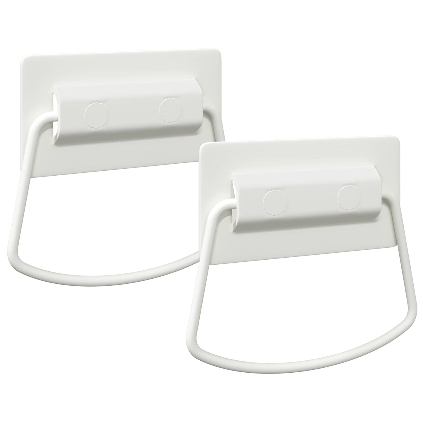 Szekrény Fogantyúk 2 pcs Fehér 85 x 45 mm Fém