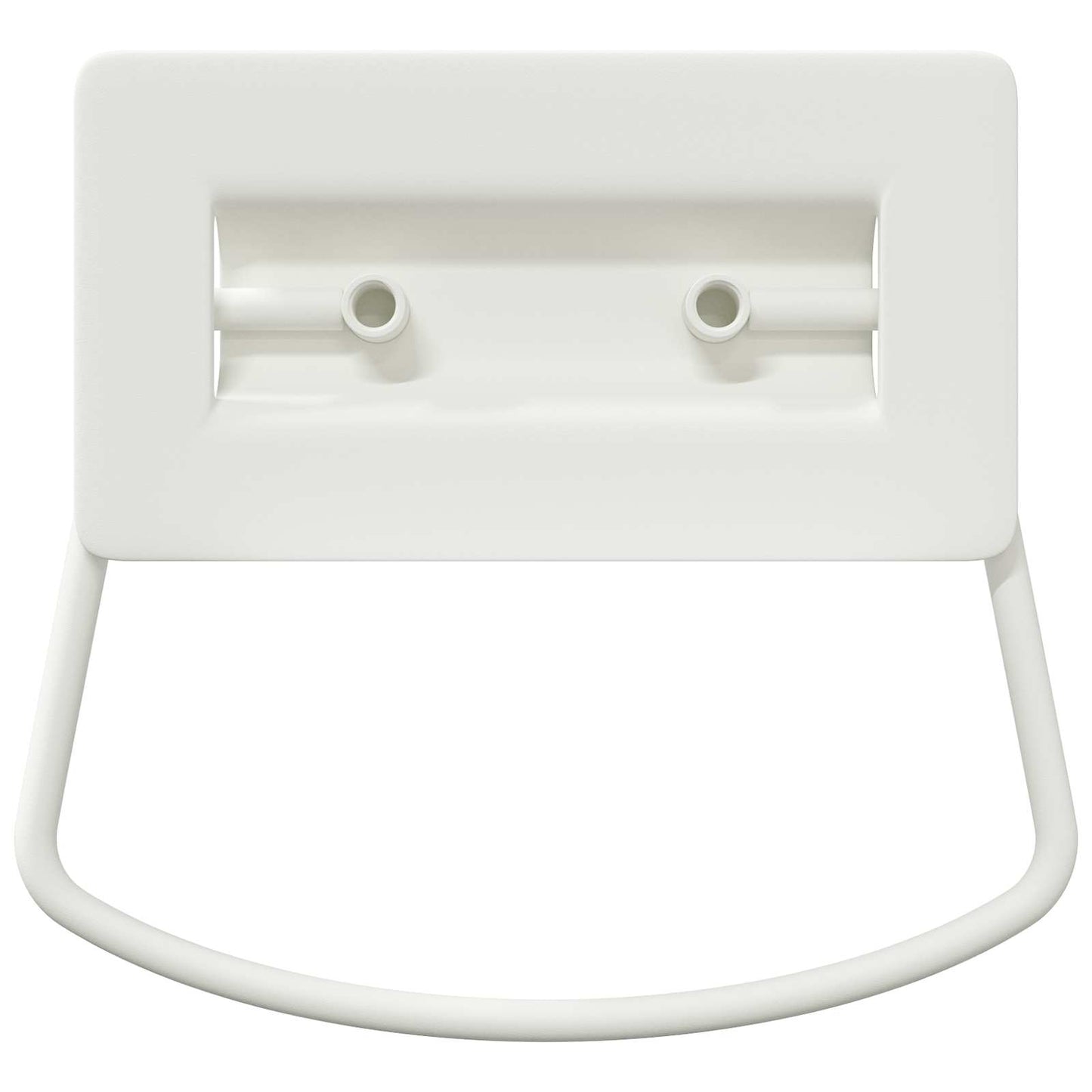 Szekrény Fogantyúk 2 pcs Fehér 85 x 45 mm Fém