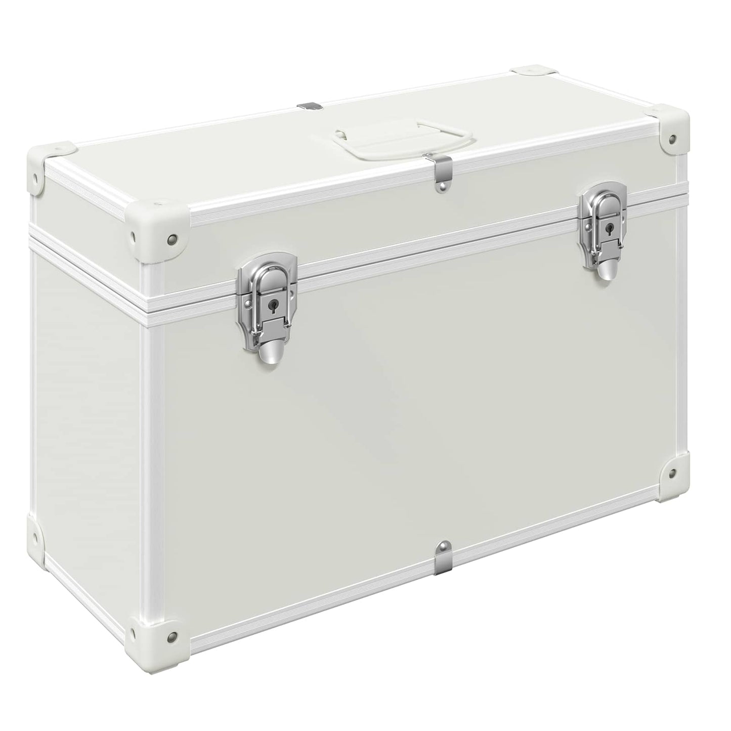 Szekrény Fogantyúk 12 pcs Fehér 85 x 45 mm Fém