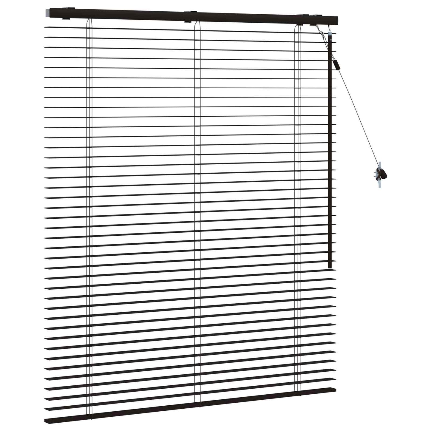 Zsaluzia Sötét Barna 115 x 130 cm 35 mm Masszív Paulownia fa