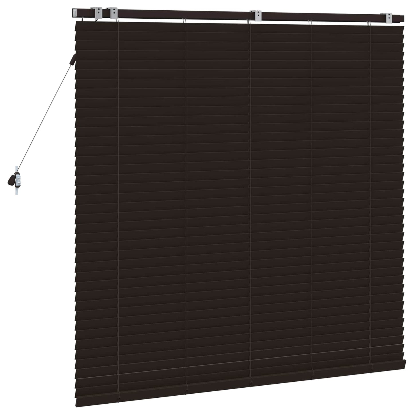 Zsaluzia Sötét Barna 125 x 130 cm 35 mm Masszív Paulownia fa
