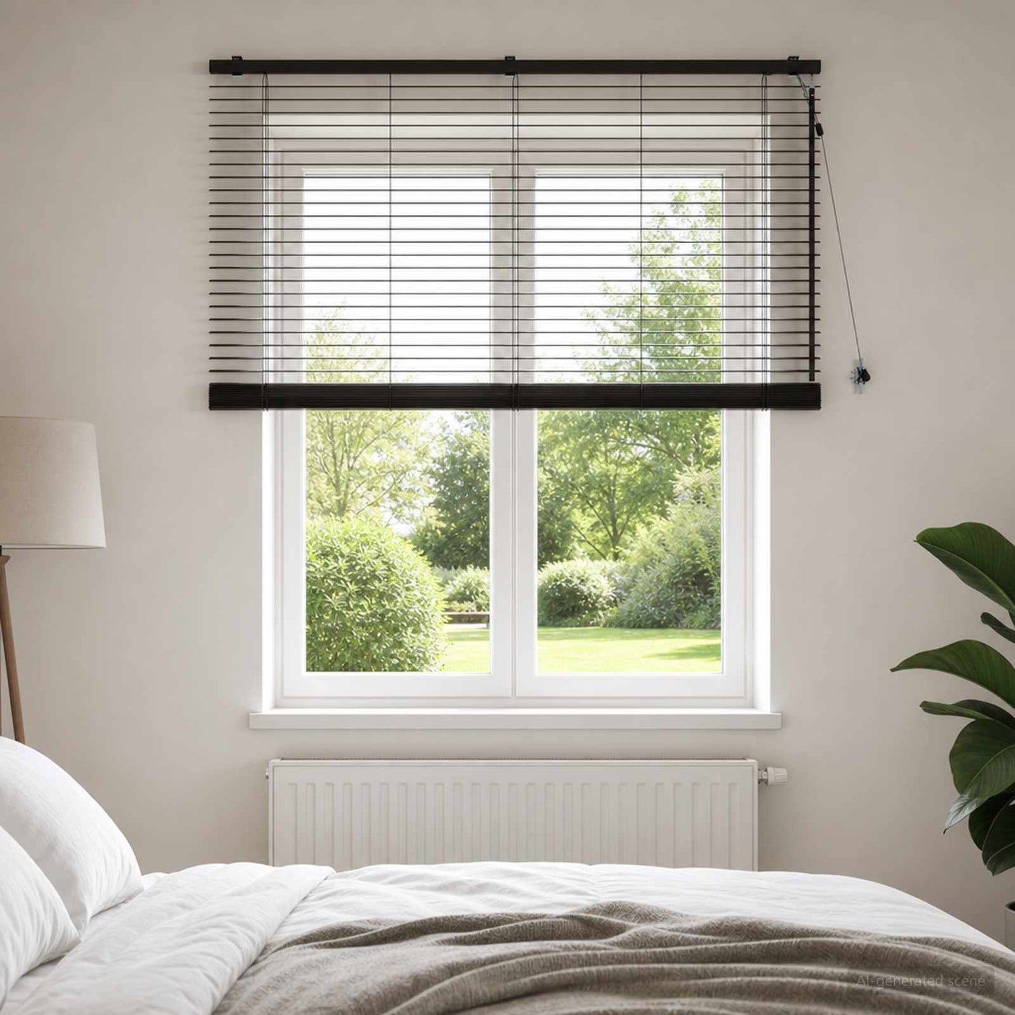 Zsaluzia Sötét Barna 150 x 130 cm 35 mm Masszív Paulownia fa