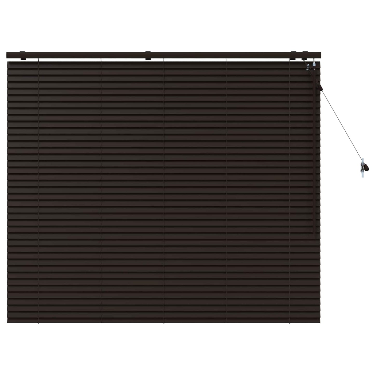 Zsaluzia Sötét Barna 155 x 130 cm 35 mm Masszív Paulownia fa