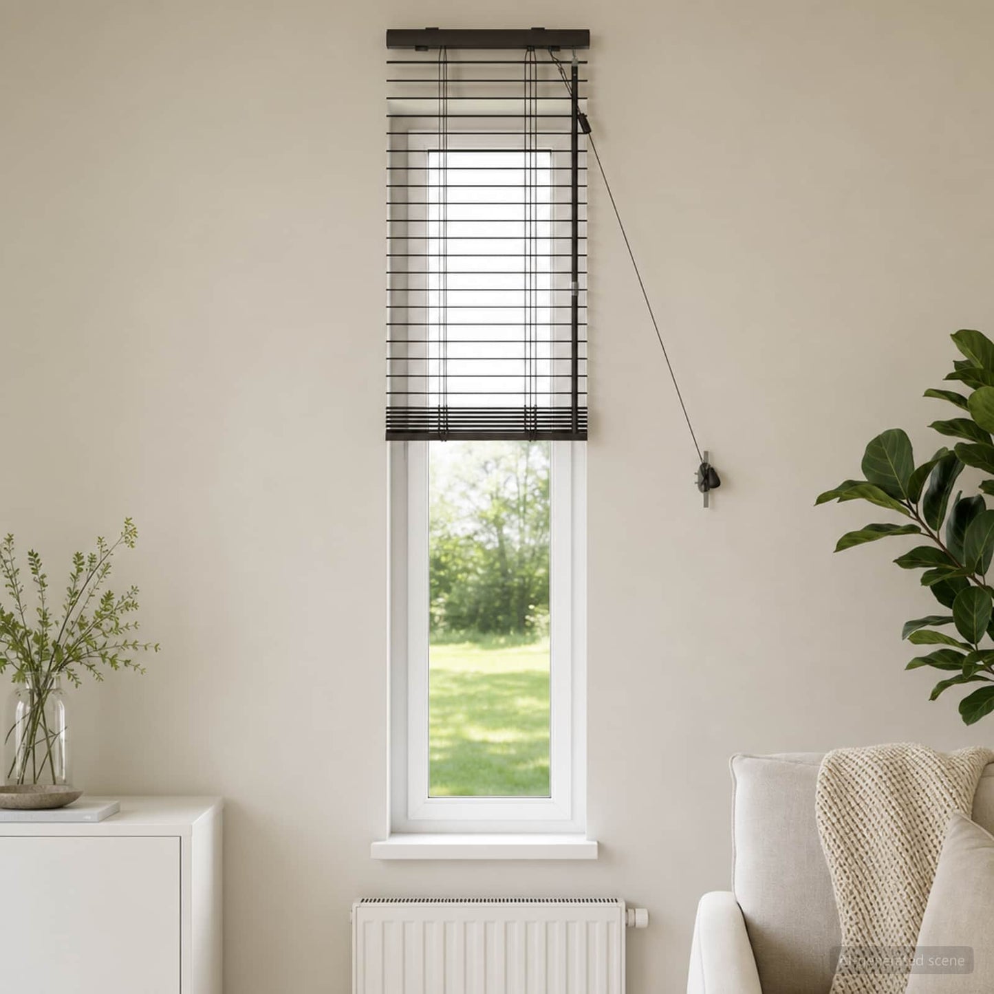 Zsaluzia Sötét Barna 50 x 160 cm 35 mm Masszív Paulownia fa