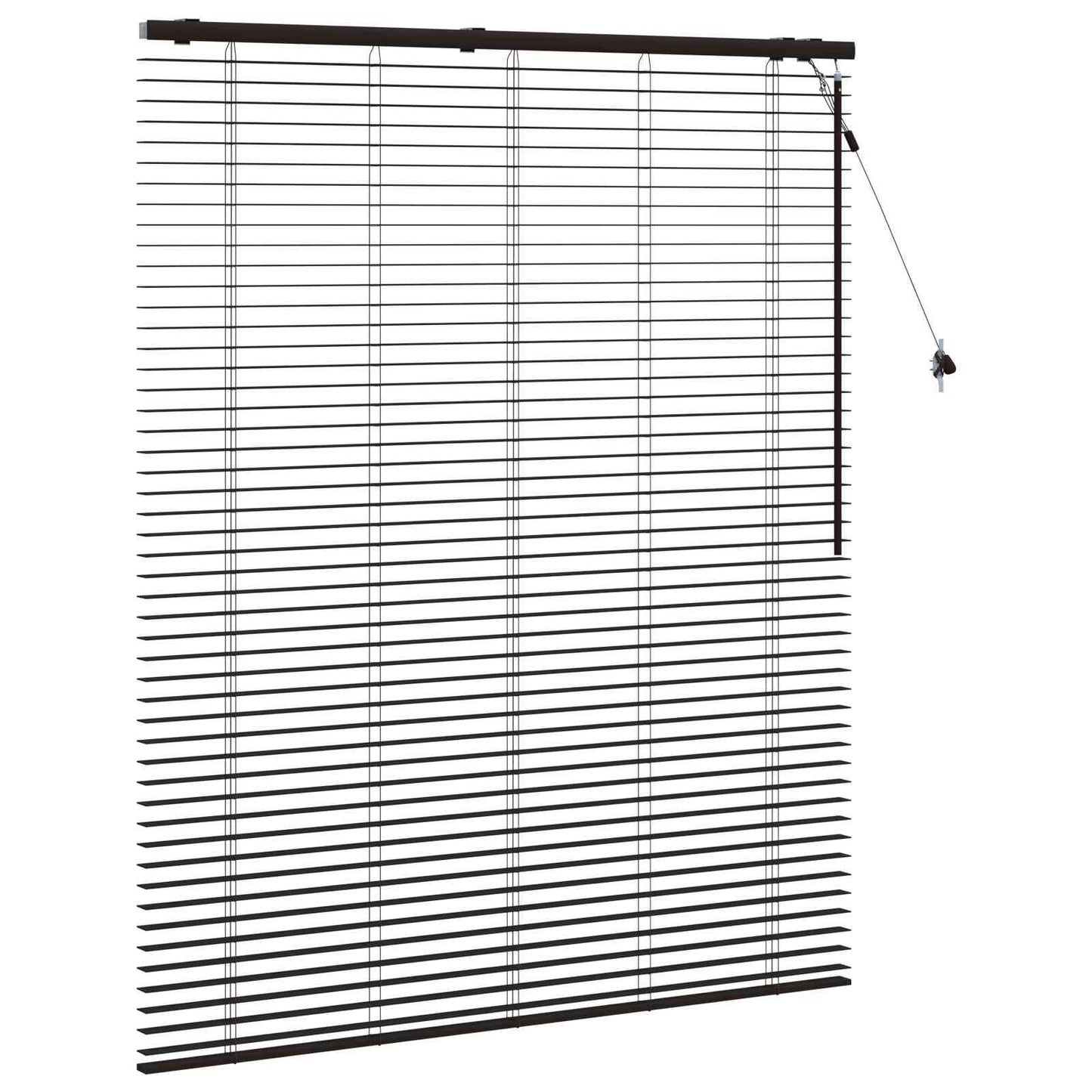 Zsaluzia Sötét Barna 135 x 160 cm 35 mm Masszív Paulownia fa