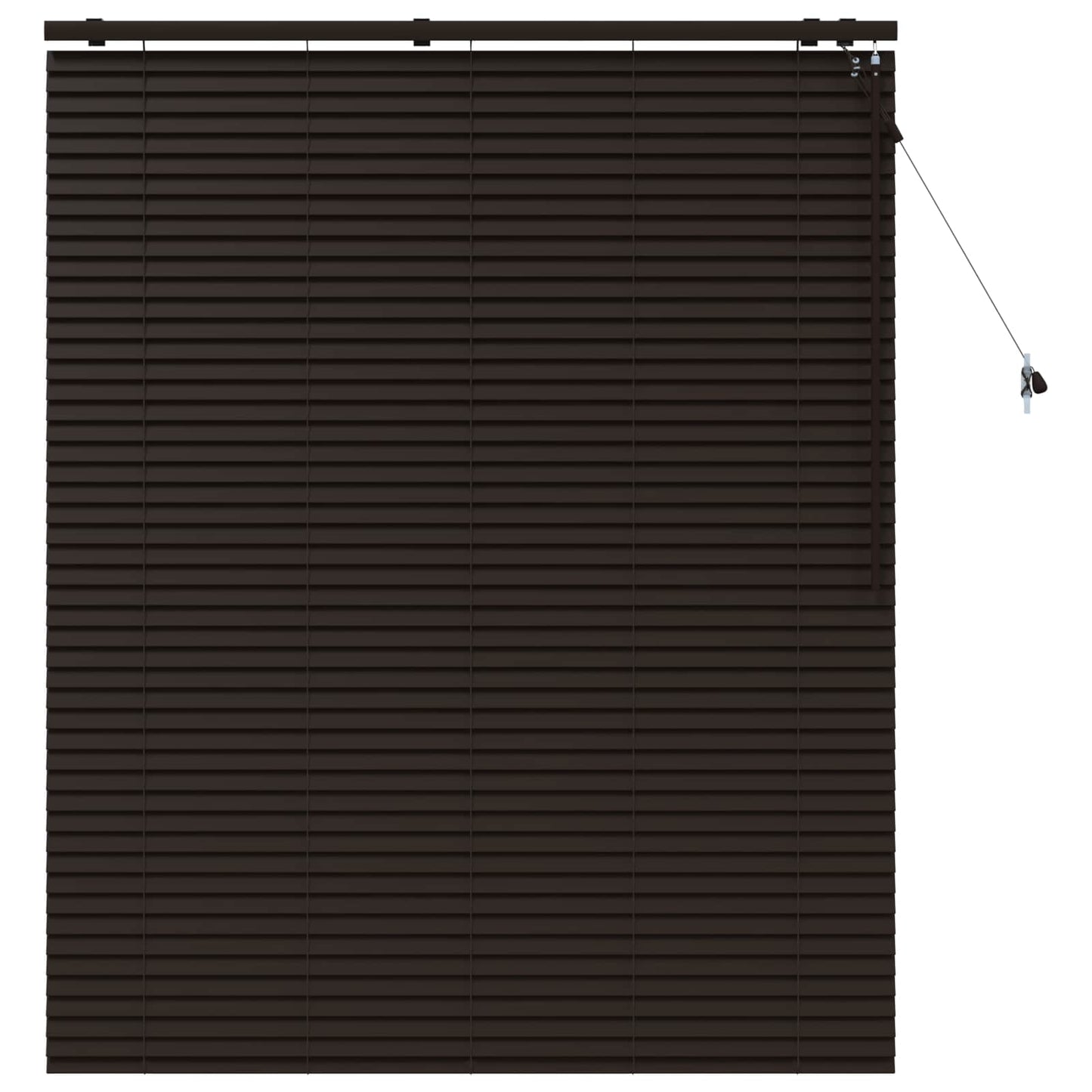 Zsaluzia Sötét Barna 140 x 160 cm 35 mm Masszív Paulownia fa