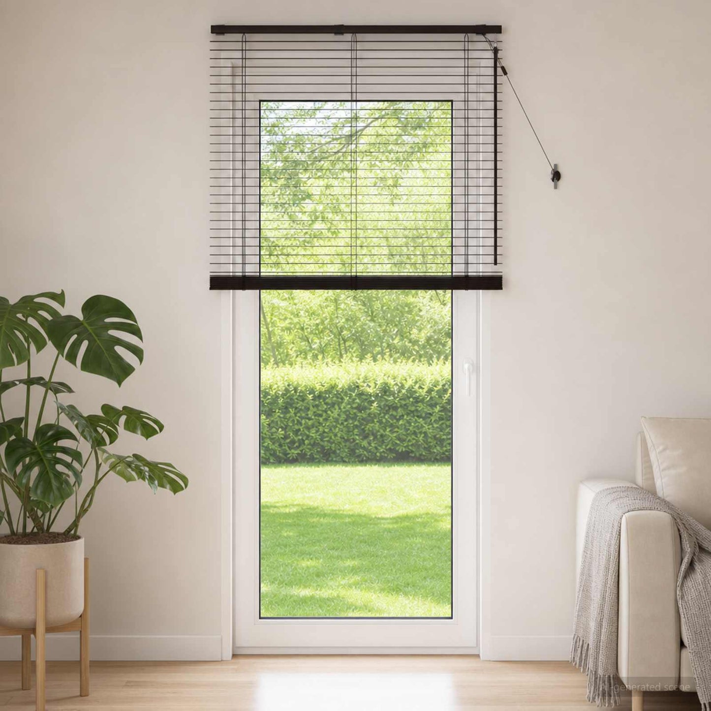 Zsaluzia Sötét Barna 105 x 250 cm 35 mm Masszív Paulownia fa