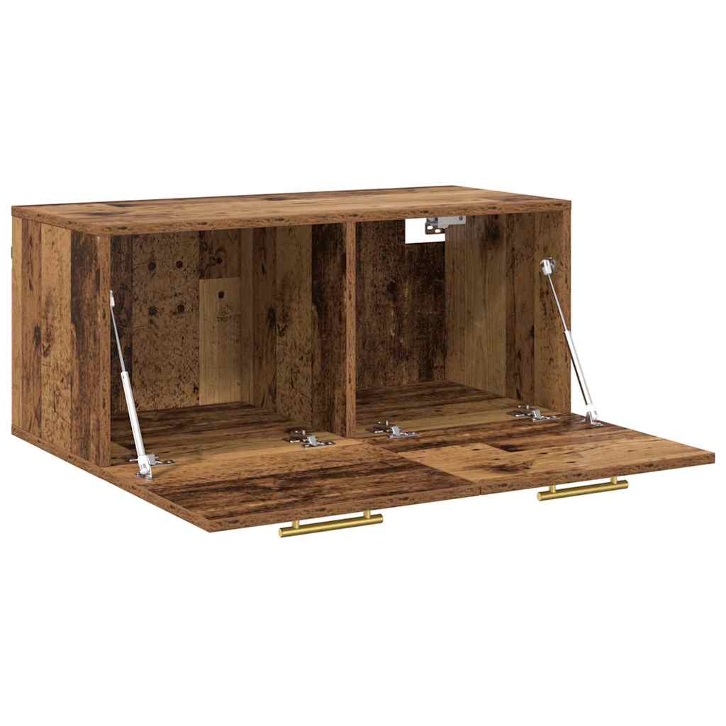 Fali Szekrény 80 x 36.5 x 35 cm Szerelt Fa Régi fa