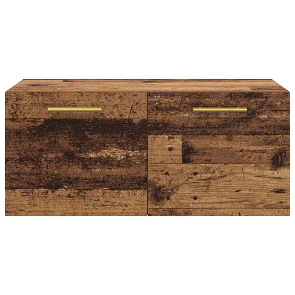 Fali Szekrény 80 x 36.5 x 35 cm Szerelt Fa Régi fa