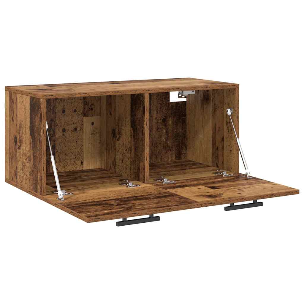 Fali Szekrény 80 x 36.5 x 35 cm Szerelt Fa Régi fa