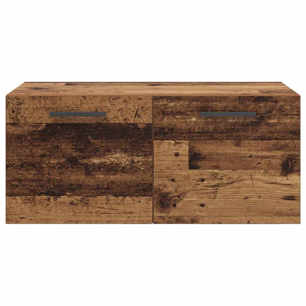 Fali Szekrény 80 x 36.5 x 35 cm Szerelt Fa Régi fa