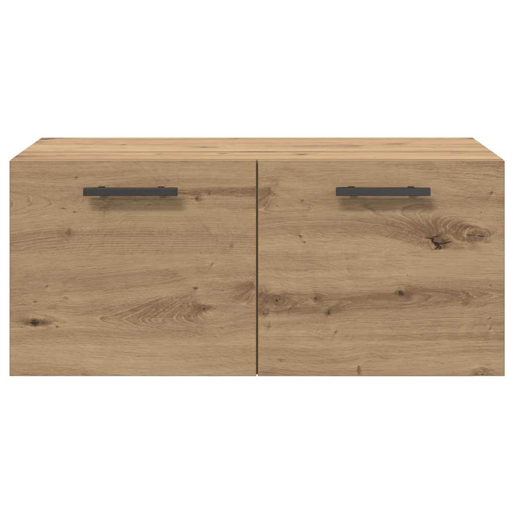 Fali Szekrény 80 x 36.5 x 35 cm Szerelt Fa kézműves tölgy