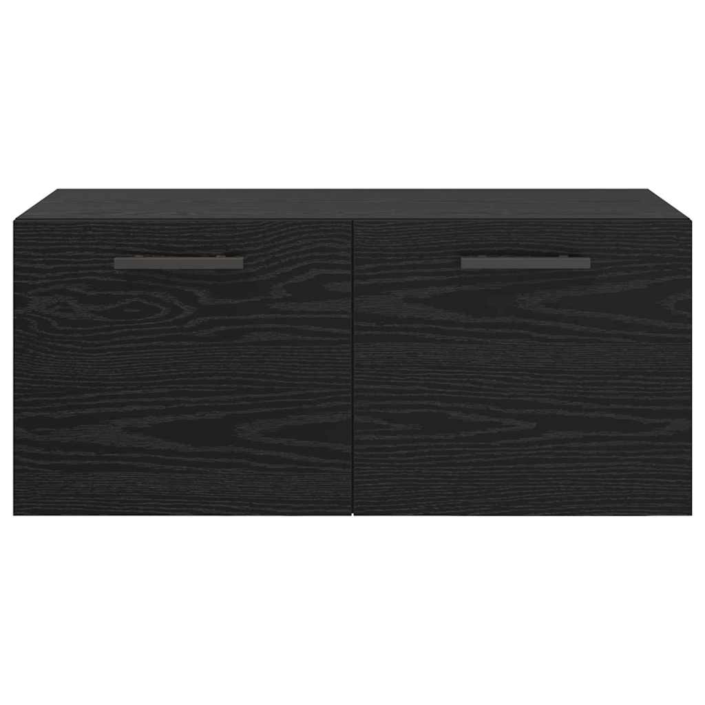 Fali Szekrény 80 x 36.5 x 35 cm Szerelt Fa Musta tammi