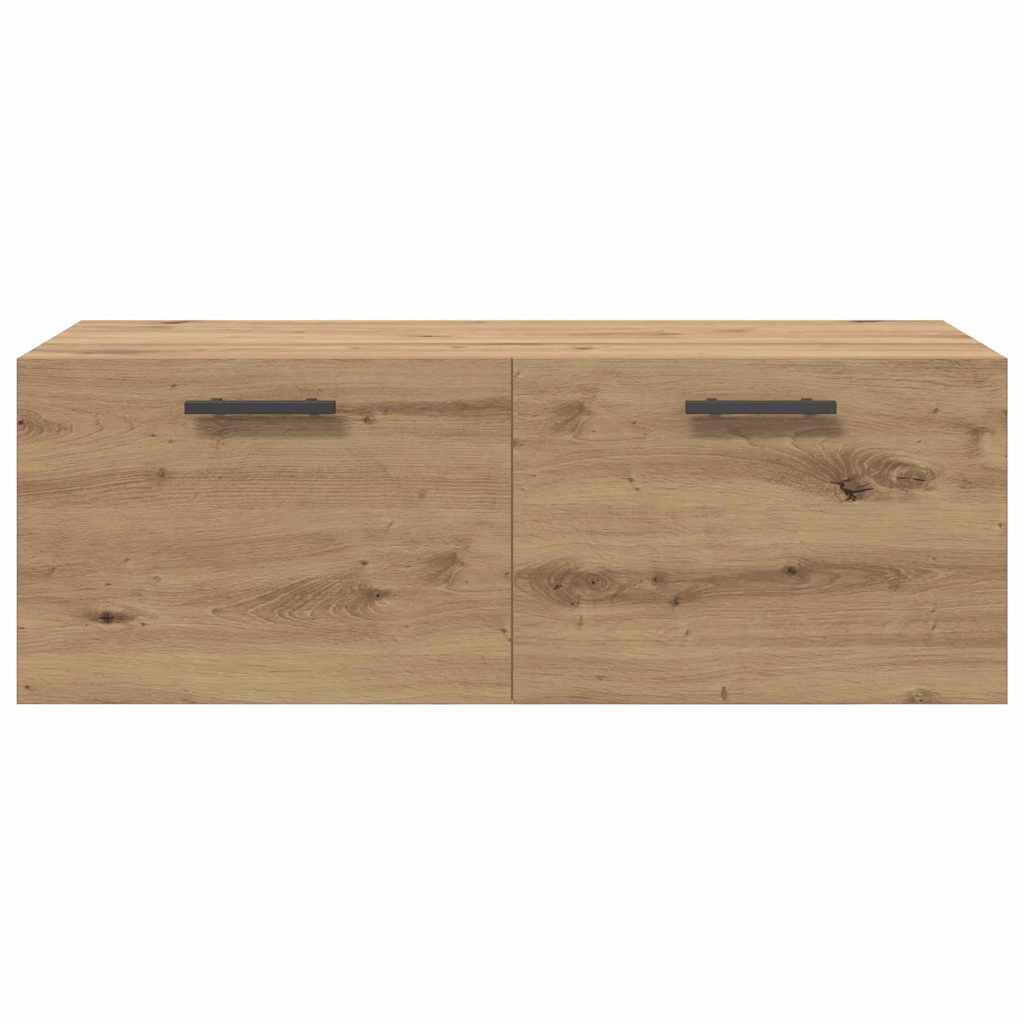Fali Szekrény 100 x 36.5 x 35 cm Szerelt Fa kézműves tölgy