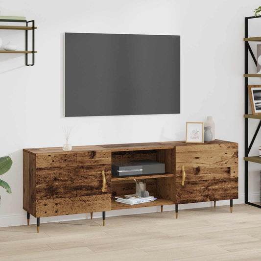 TV szekrény Régi fa 150 x 30 x 50 cm Faanyag