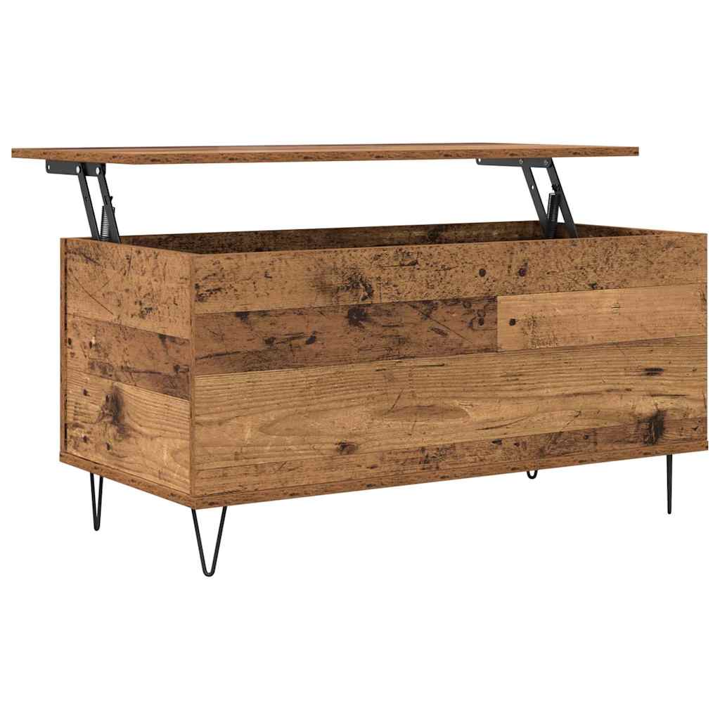 Dohányzóasztal Régi fa 90 x 44.5 x 45 cm Szerelt fa