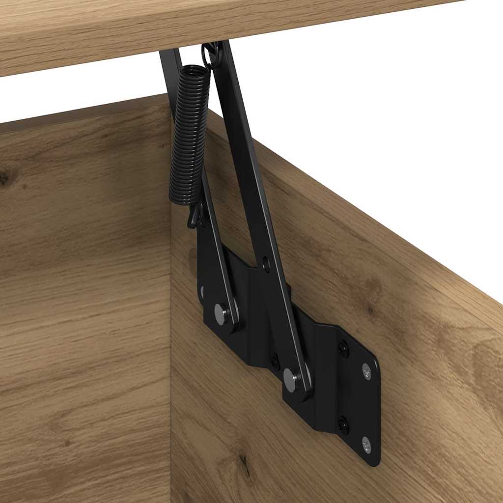 Dohányzóasztal kézműves tölgy 90 x 44.5 x 45 cm Szerelt fa