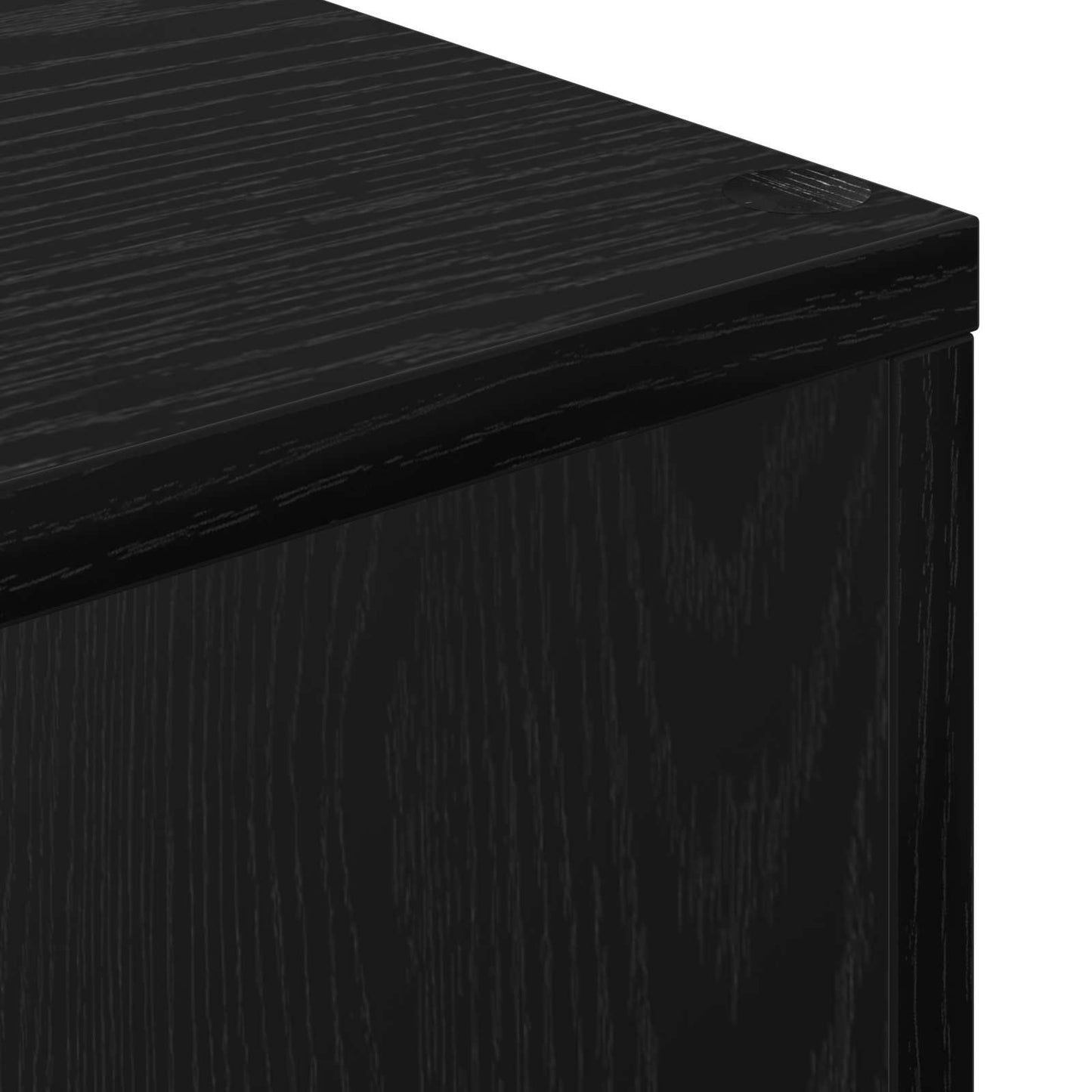 Könyvespolc 7 szintes 63 x 20 x 90 cm Szerelt Fa Fekete tölgy