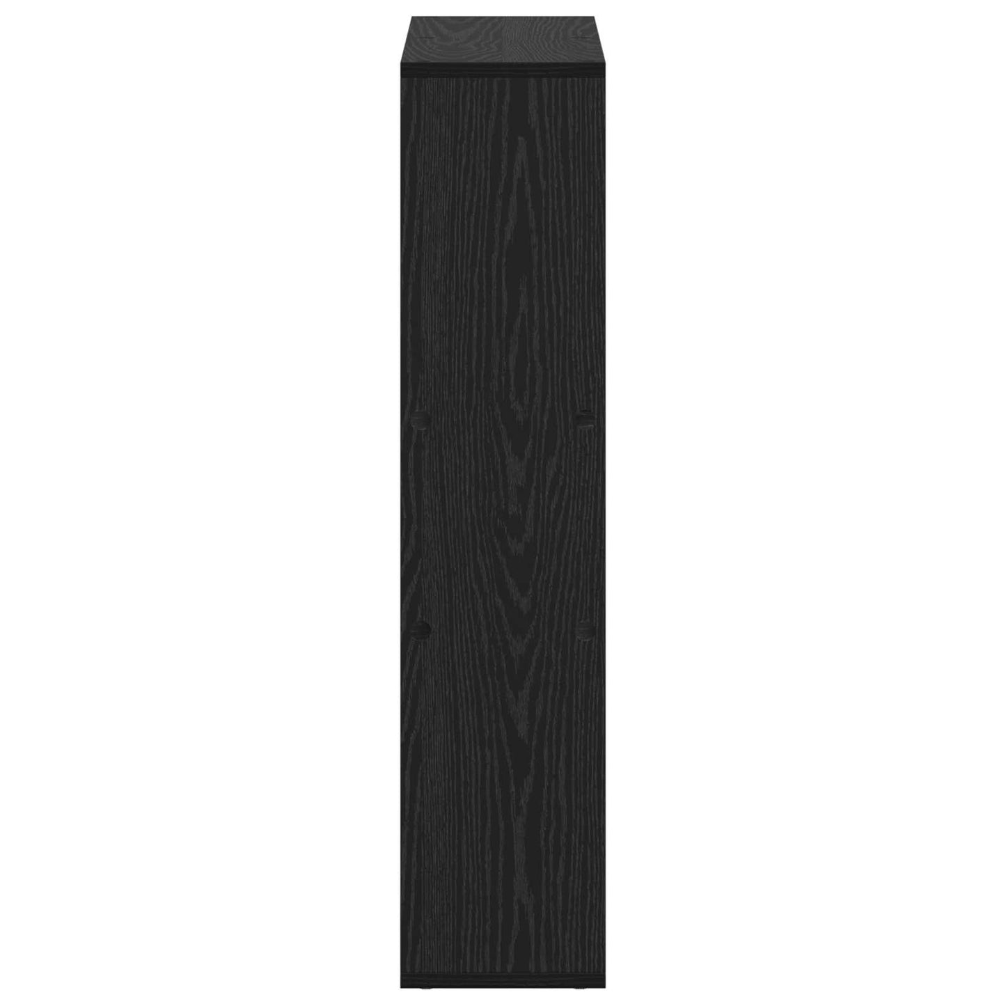 Könyvespolc 7 szintes 63 x 20 x 90 cm Szerelt Fa Fekete tölgy