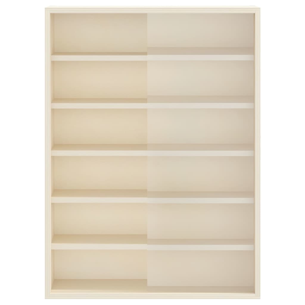 Fali Kiállító Doboz polcokkal Bézs 40 x 8,5 x 54 cm Furnér
