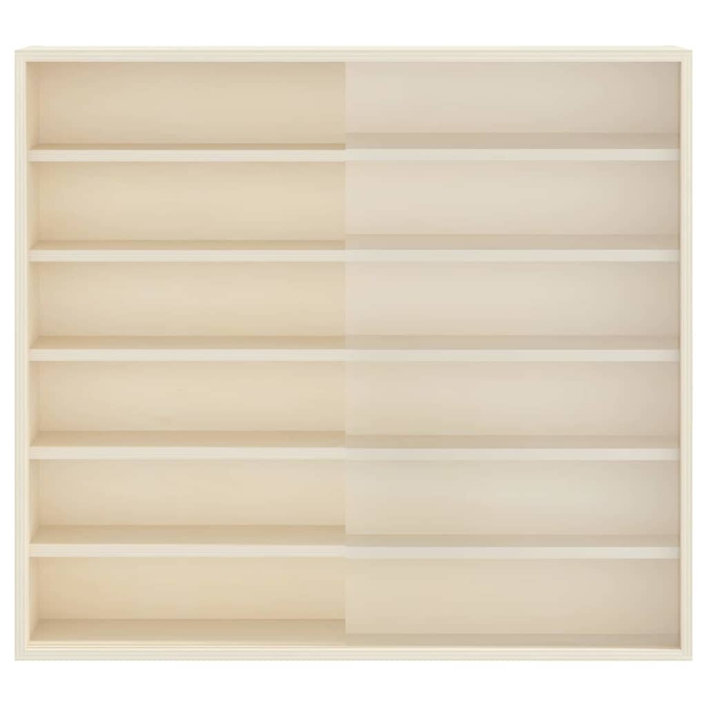 Fali Kiállító Doboz polcokkal Bézs 60 x 8,5 x 54 cm Furnér