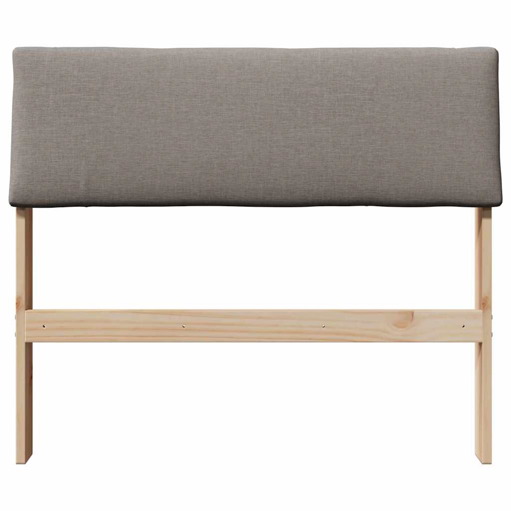 Kárpitozott fejtámla Tópszínű 90 cm Tömör fenyőfa