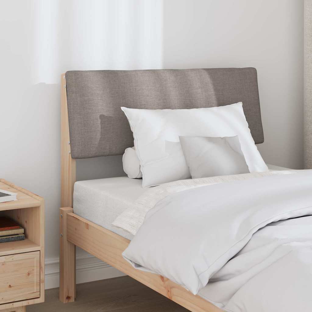 Kárpitozott fejtámla Tópszínű 75 cm Tömör fenyőfa