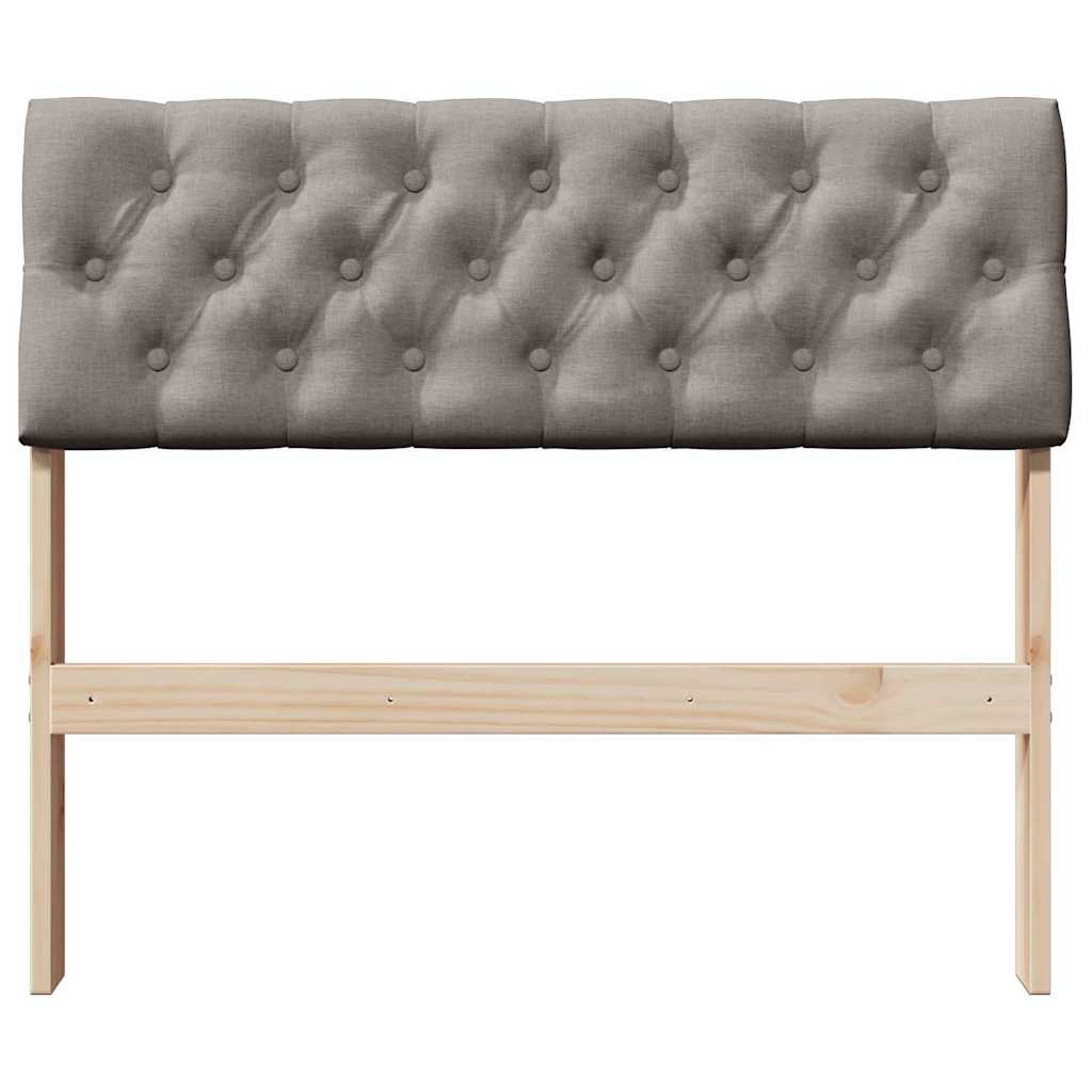 Kárpitozott fejtámla Tópszínű 90 cm Tömör fenyőfa