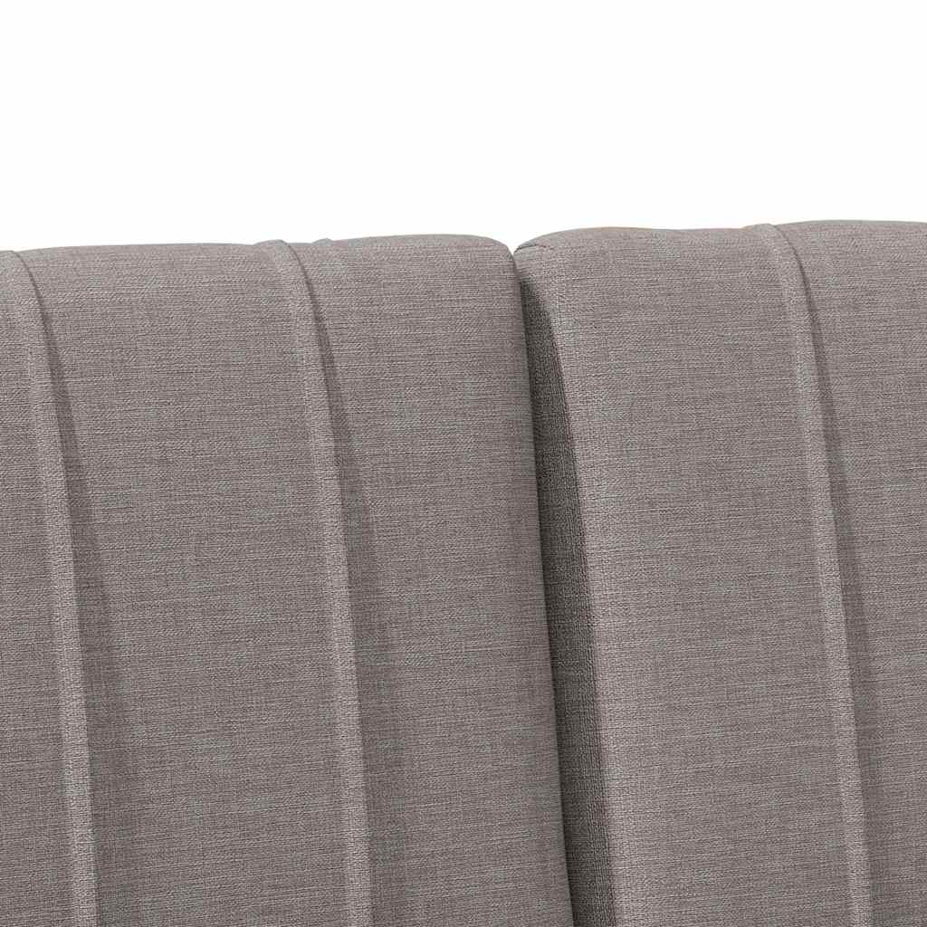 Kárpitozott fejtámla Tópszínű 135 cm Tömör fenyőfa