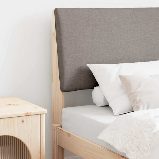 Kárpitozott fejtámla Tópszínű 80 cm Tömör fenyőfa