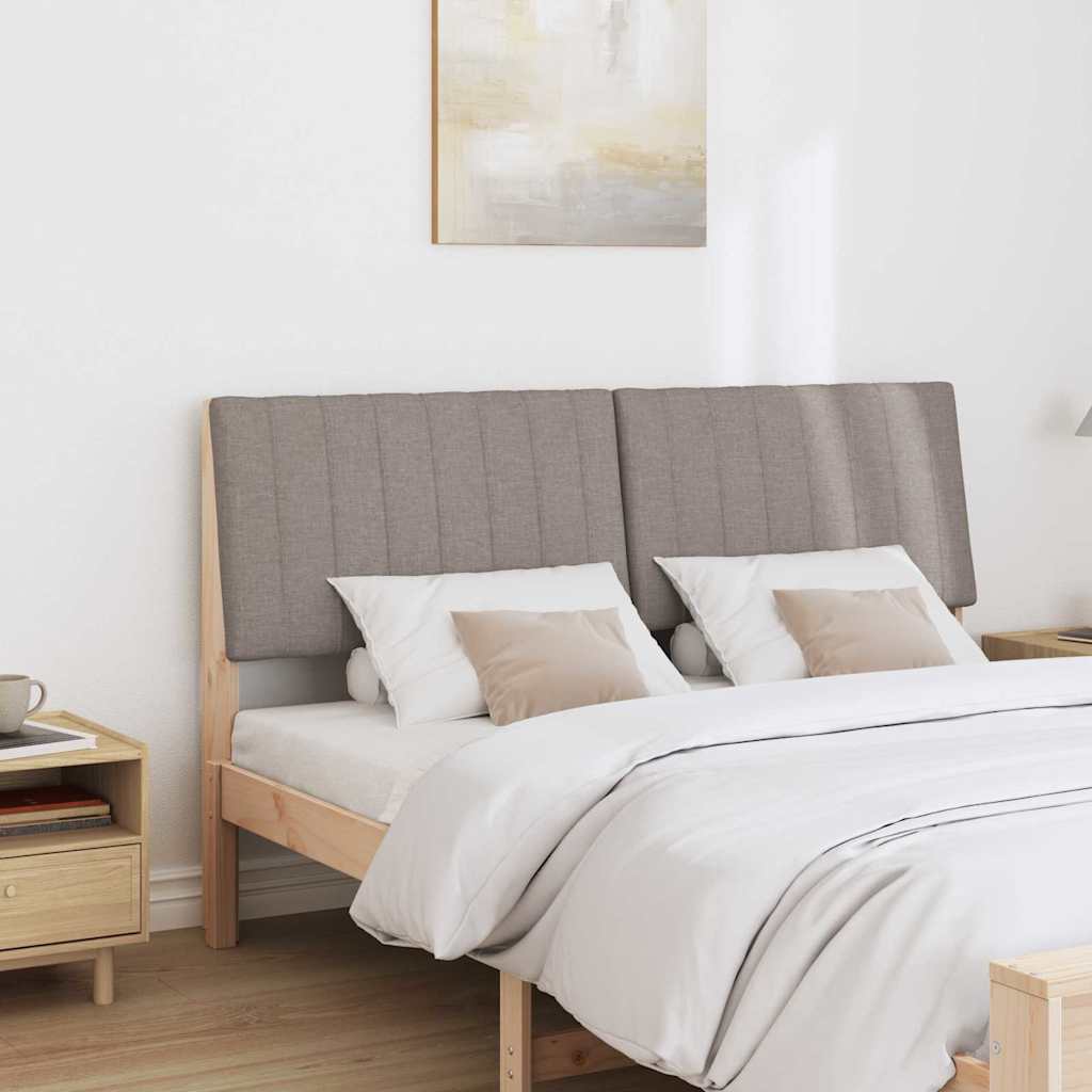 Kárpitozott fejtámla Tópszínű 150 cm Tömör fenyőfa