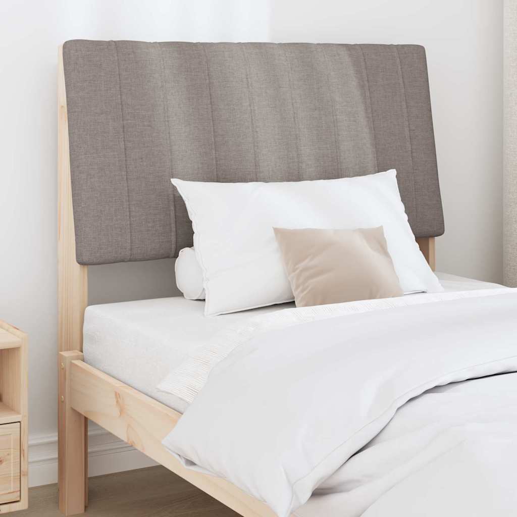 Kárpitozott fejtámla Tópszínű 90 cm Tömör fenyőfa