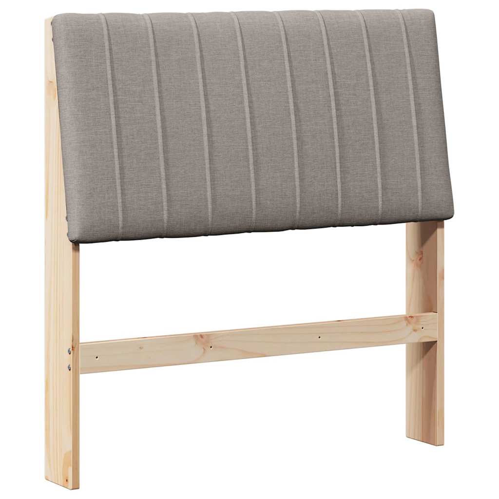 Kárpitozott fejtámla Tópszínű 90 cm Tömör fenyőfa