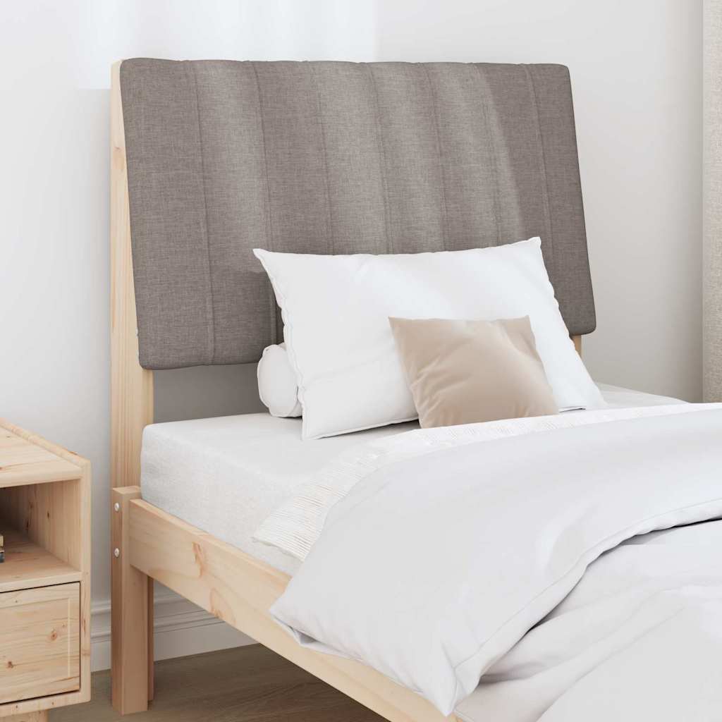 Kárpitozott fejtámla Tópszínű 75 cm Tömör fenyőfa