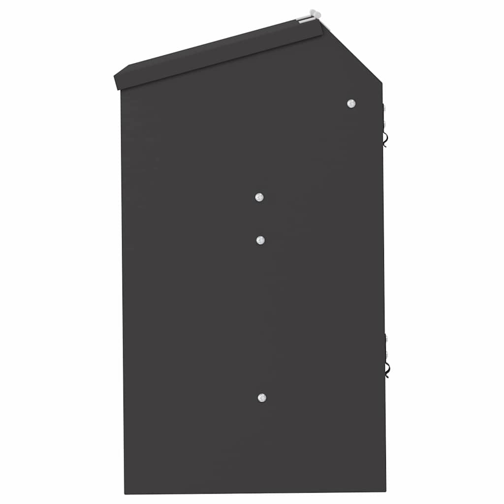 Nyúl Etető Fekete 64.5 x 25.5 x 45.5 cm Hidegen Hengerelt Acél