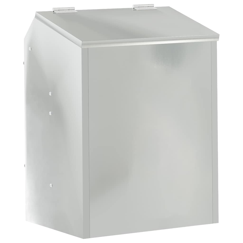 Nyúl Etető Ezüst 64.5 x 25.5 x 45.5 cm Horganyzott acél